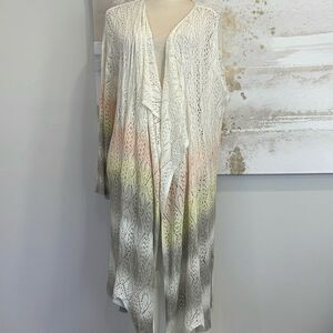 POL Ice Cream and Rainbow Beach Kimono size Large